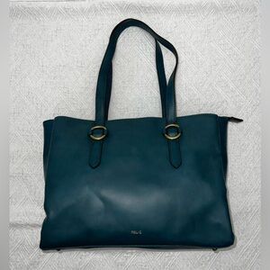 Relic by Fossil Teal tote bag purse